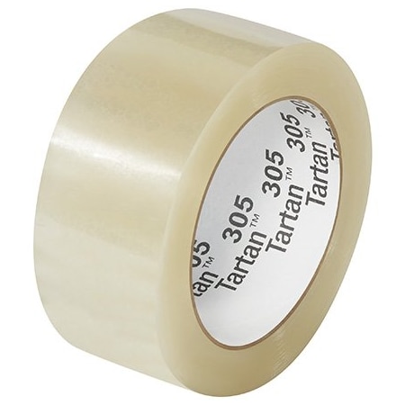 3M 2'' x 110 yds. Clear 3M 305 Carton Sealing Tape, 36PK BUY00013905